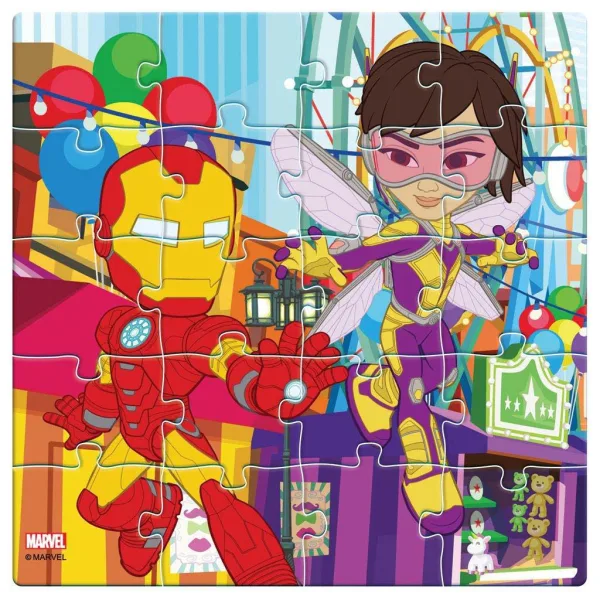 Luna: Puzzle magnetyczne 3x20 elementów z motywem Spidey i przyjaciół zdjęcie 2