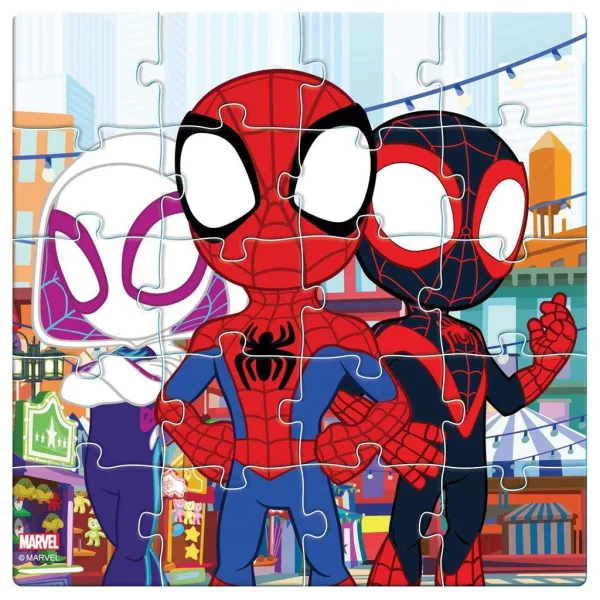 Luna: Puzzle magnetyczne 3x20 elementów z motywem Spidey i przyjaciół zdjęcie 4