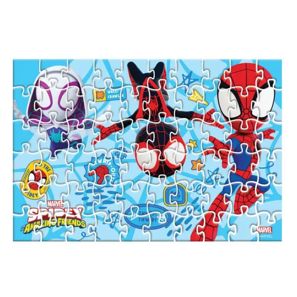 Luna: Spidey 2 w 1, puzzle 60-elementowe i figurka Pajączka zdjęcie 2