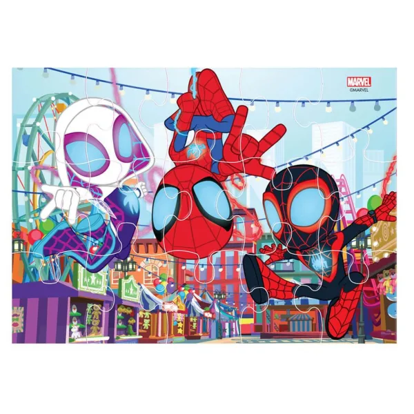 Luna: Spidey 4 w 1 puzzle 12-15-20-24 elementów zdjęcie 3