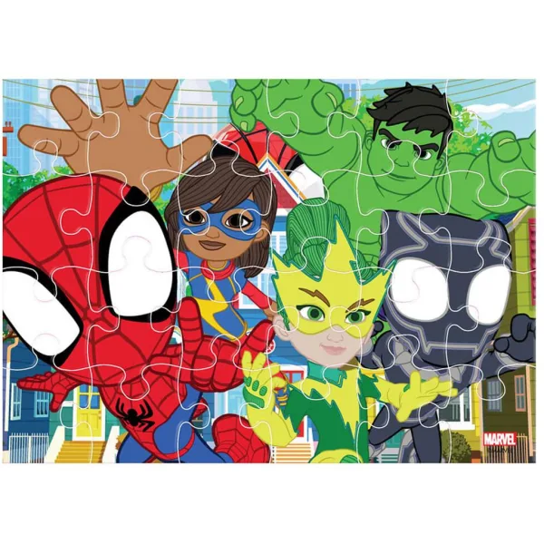 Luna: Spidey 4 w 1 puzzle 12-15-20-24 elementów zdjęcie 5