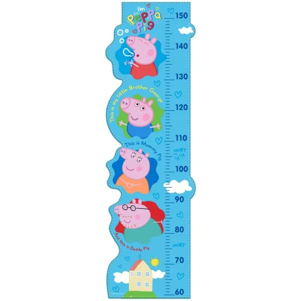 Luna: Świnka Peppa kolorowalny miernik wzrostu maxi puzzle, 25 elementów zdjęcie 2