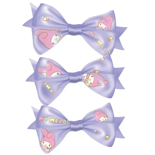 Luna: Zestaw 3 spinek do włosów z kokardką My Melody zdjęcie 2