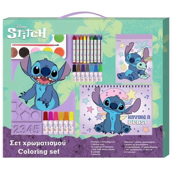 Luna: Zestaw do kolorowania Disney Stitch 54x47 cm zdjęcie 1