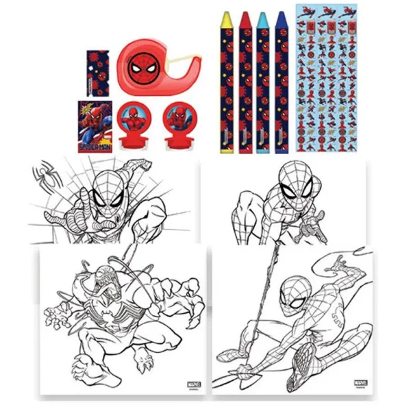 Luna: Zestaw do kolorowania Spider-Man - 12 sztuk zdjęcie 2