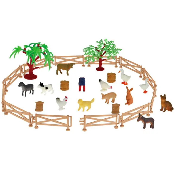 Luna: Zestaw do zabawy ze zwierzętami Jasper Land Farm, 34 elementy zdjęcie 2