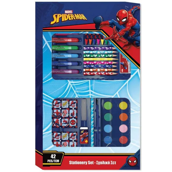 Luna: Zestaw kreatywny do kolorowania Spider-Man, 42 elementy