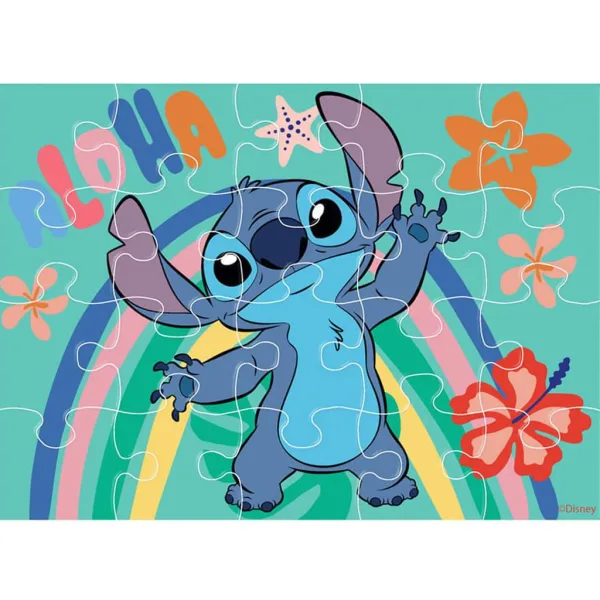 Luna: Zestaw puzzli Stitch 4 w 1 zdjęcie 4