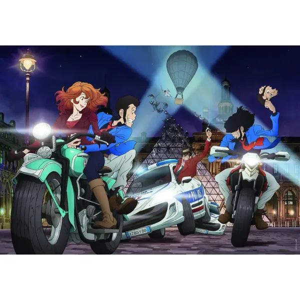 Lupin III - Paryski pościg 1000-elementowe puzzle - Clementoni zdjęcie 2