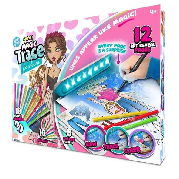 Magic Trace Studio: Olśniewające rysowanie - kreatywny zestaw do zabawy z modą zdjęcie 4