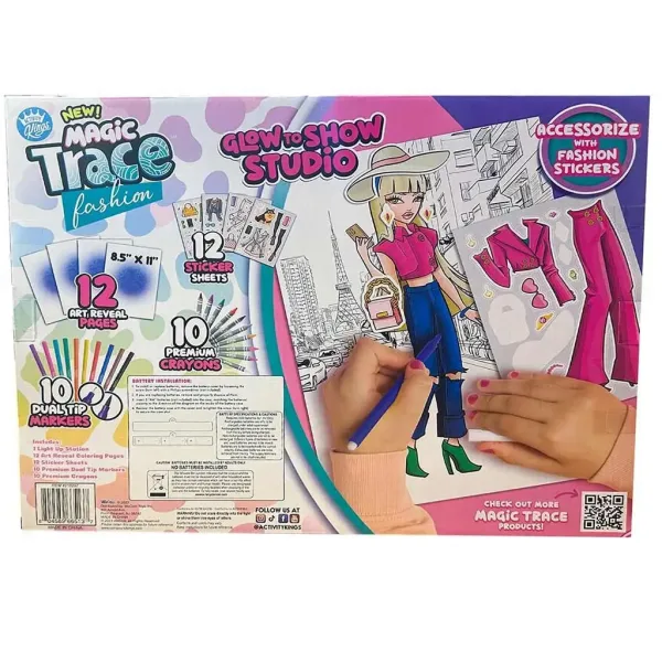 Magic Trace Studio: Olśniewające rysowanie - kreatywny zestaw do zabawy z modą zdjęcie 5