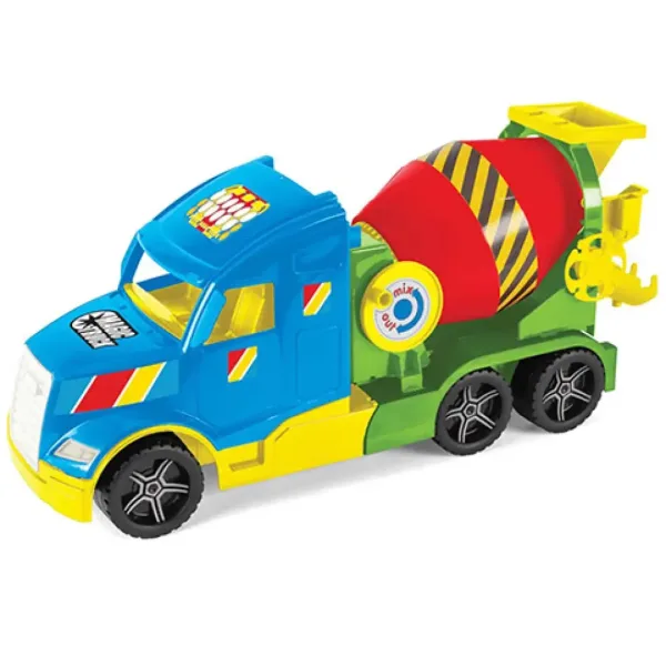 Magic Truck: ciężarówka betoniarka z fluorescencyjnymi lampami 60 cm - Wader zdjęcie 2