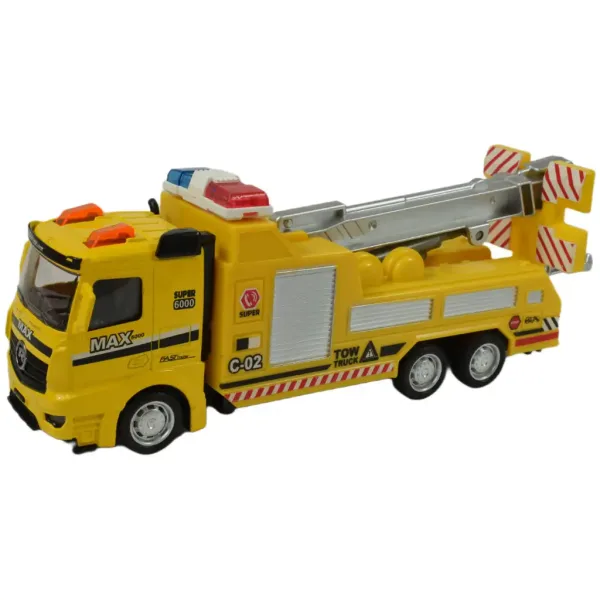 Magic Truck: Ciężarówka z napędem sprężynowym ze światłem i dźwiękiem, dostępna w różnych wariantach, 20 cm zdjęcie 2