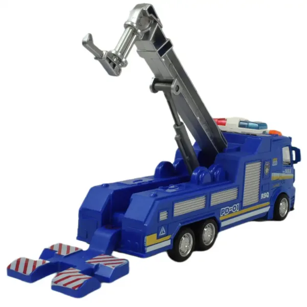 Magic Truck: Policyjna ciężarówka z napędem kinetycznym, różne wersje, 20 cm zdjęcie 4