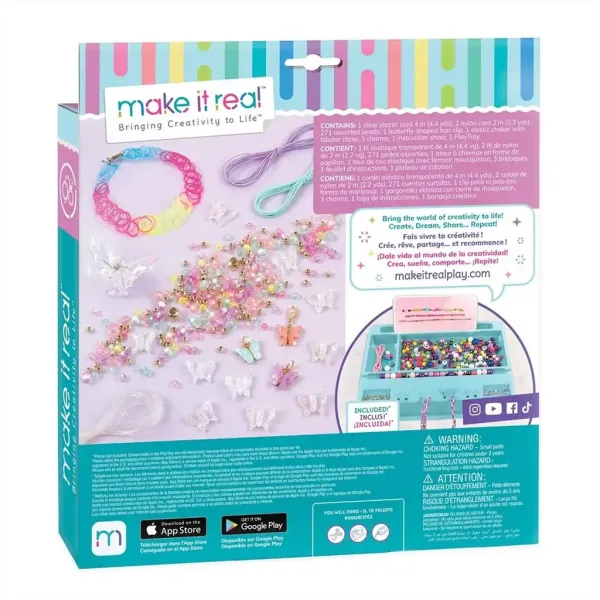 Make It Real: Zestaw do tworzenia biżuterii z motylami zdjęcie 2