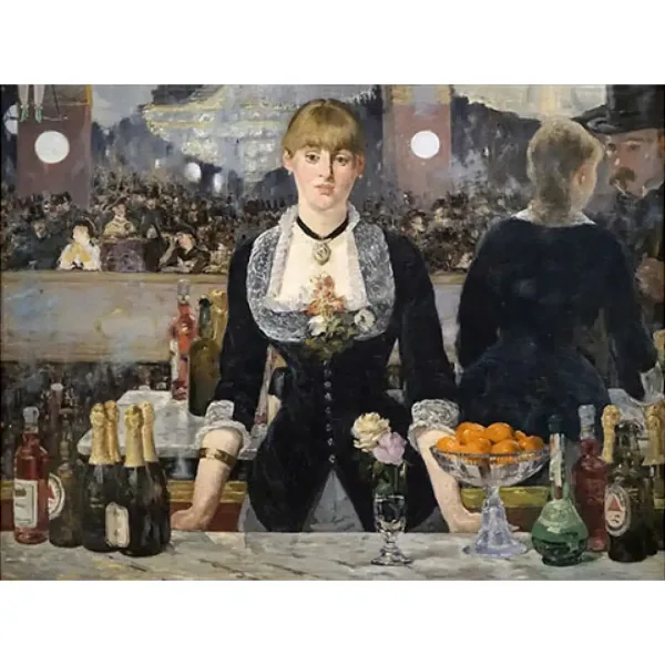 Manet: Bar w Folies-Bergère Muzeum HQC puzzle 1000 elementów - Clementoni zdjęcie 2