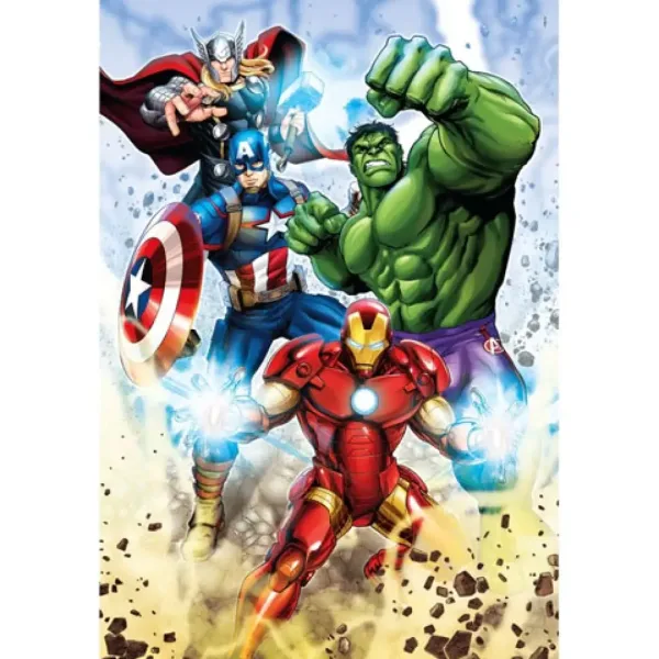 Marvel: Avengers Supercolor puzzle 60 elementów - Clementoni zdjęcie 2