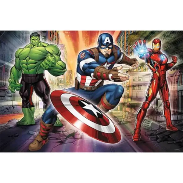 Marvel Avengers Trio 24-elementowy Maxi puzzle - Trefl zdjęcie 2