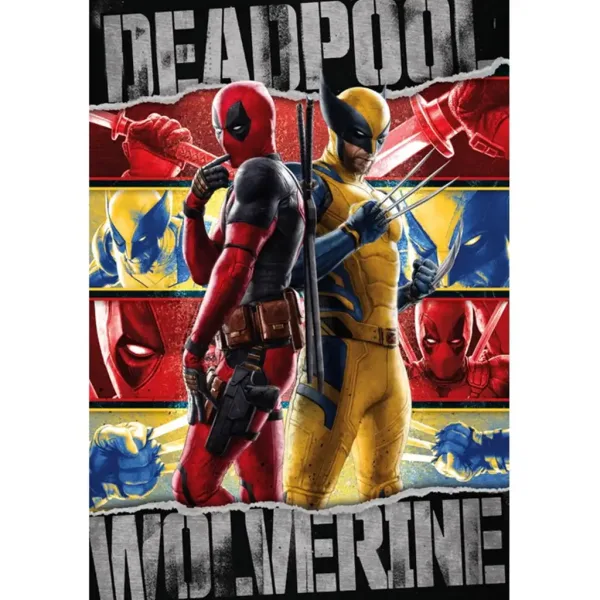 Marvel: Deadpool i Wolverine 1000-elementowe puzzle - Clementoni zdjęcie 2