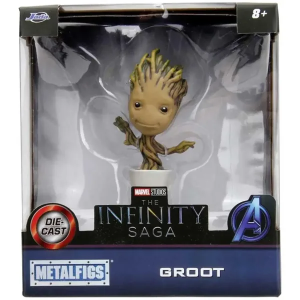 Marvel: Groot premium metalowa figurka akcji 10 cm - Jada Toys zdjęcie 4