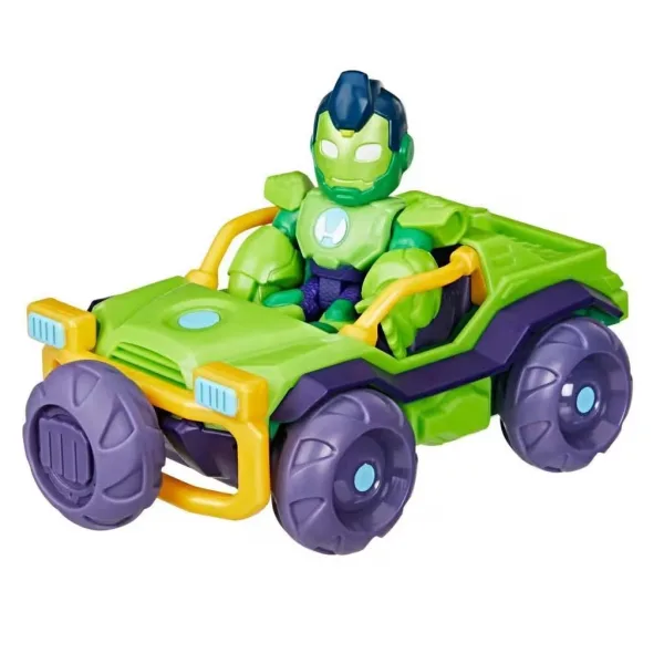 Marvel Iron Man i Super Przyjaciele – Zestaw pojazd i figurka: Iron Hulk – Hasbro zdjęcie 2