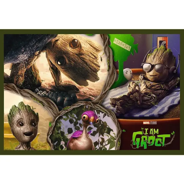 Marvel: Jestem Groot 2x200 elementów puzzle - Trefl zdjęcie 2