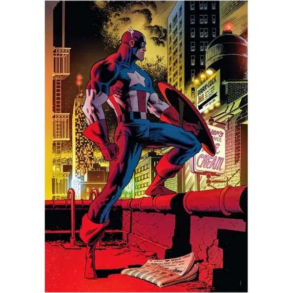Marvel: Kapitan Ameryka 1000-elementowe puzzle - Clementoni zdjęcie 2