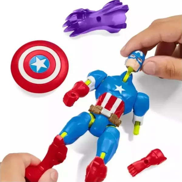 Marvel Mix Mashers: Avengers figurka Kapitan Ameryka z akcesoriami – Hasbro zdjęcie 3
