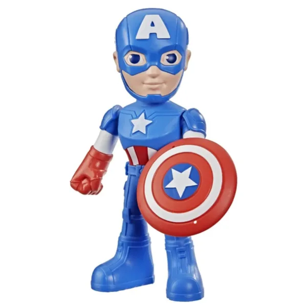 Marvel Póki i jego wspaniali przyjaciele Kapitan Ameryka Supersized figurka - Hasbro zdjęcie 2