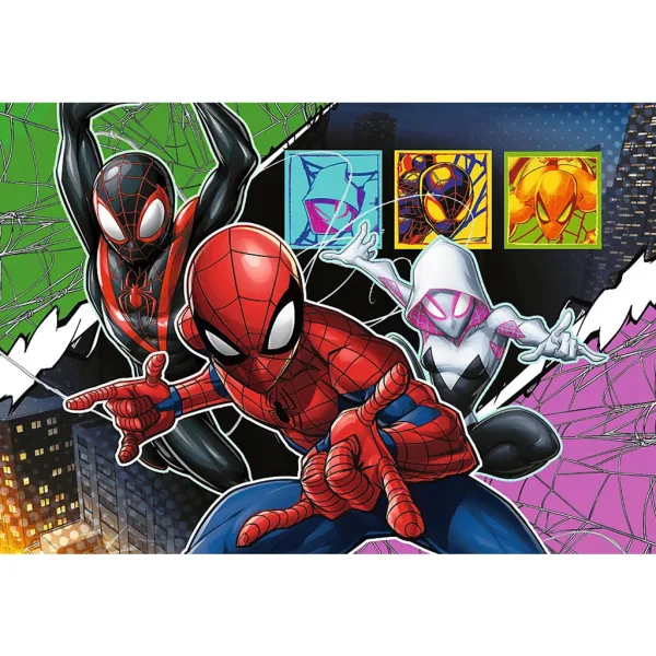 Marvel Spider-Man Bohaterski Pająk 100-elementowe puzzle - Trefl zdjęcie 2