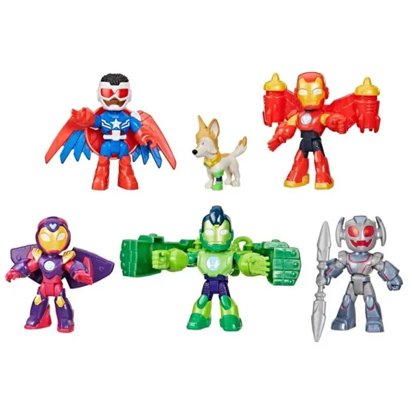 Marvel: Zestaw 6 figurek Iron Man Armored Avengers - Hasbro zdjęcie 2