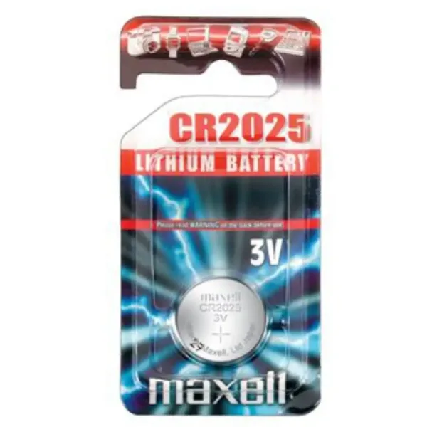 Maxell: Bateria litowa alkaliczna CR2025 w opakowaniu blister 1 szt. zdjęcie 1