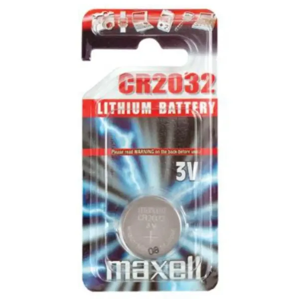 Maxell: Bateria litowo-alkaliczna CR2032 1 szt. w opakowaniu blisterowym