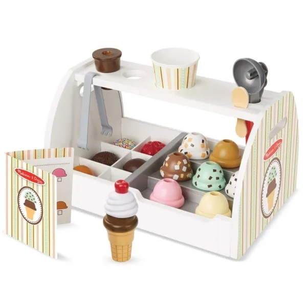 Melissa&Doug: Drewniany zestaw do lodziarni - Spin Master zdjęcie 2