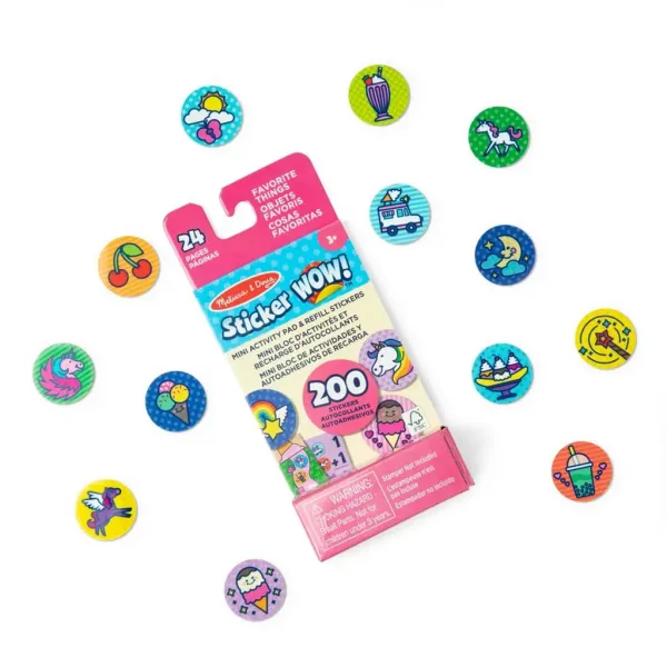 Melissa & Doug: Mini Sticker Wow! - Ulubione przedmioty - Spin Master zdjęcie 2