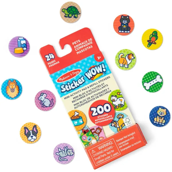 Melissa&Doug: Mini Sticker Wow! - Zwierzęta - Spin Master zdjęcie 2