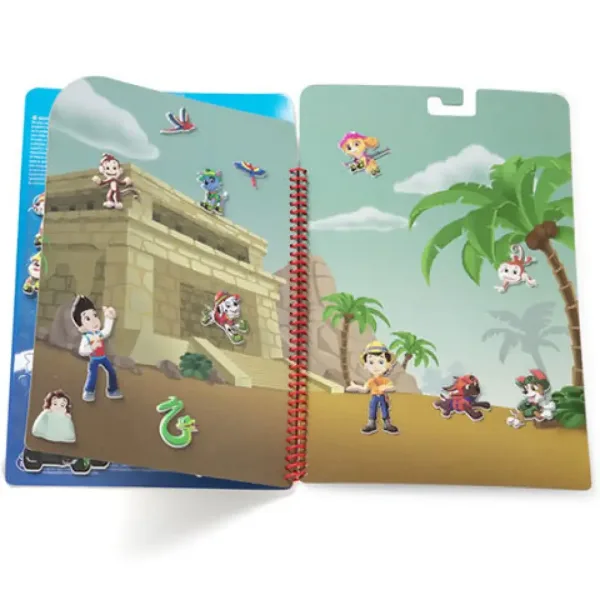 Melissa & Doug: Psi Patrol Dżungla książeczka z wypukłymi naklejkami zdjęcie 2