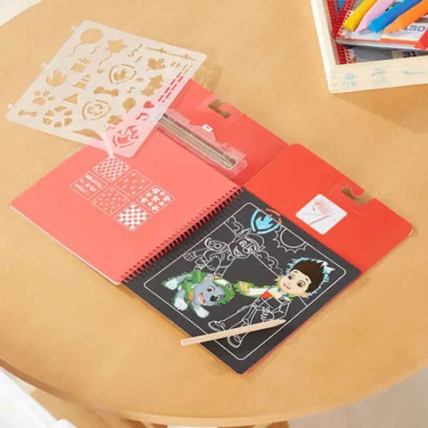 Melissa & Doug: Psi Patrol Marshall kreatywna zabawa z wydrapywanką zdjęcie 3