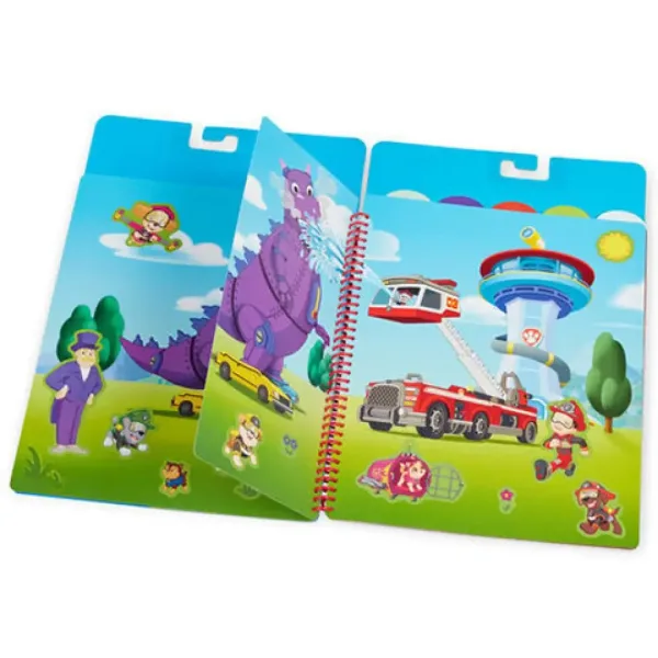 Melissa & Doug: Psi Patrol Ultimate Rescue wielokrotnego użytku książeczka z naklejkami zdjęcie 2