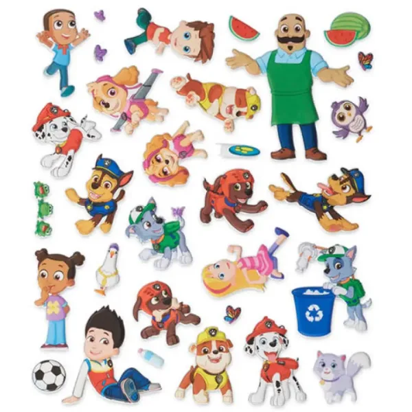 Melissa & Doug: Psi Patrol Zatoka Przygód książeczka z naklejkami puchowymi zdjęcie 3