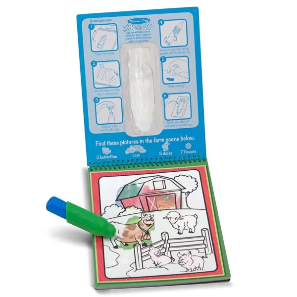 Melissa&Doug: Water WOW! Malowanie wodą – Zwierzęta – Spin Master zdjęcie 2