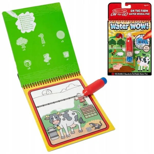 Melissa&Doug: Water WOW! malowanie wodą – Farma – Spin Master zdjęcie 2