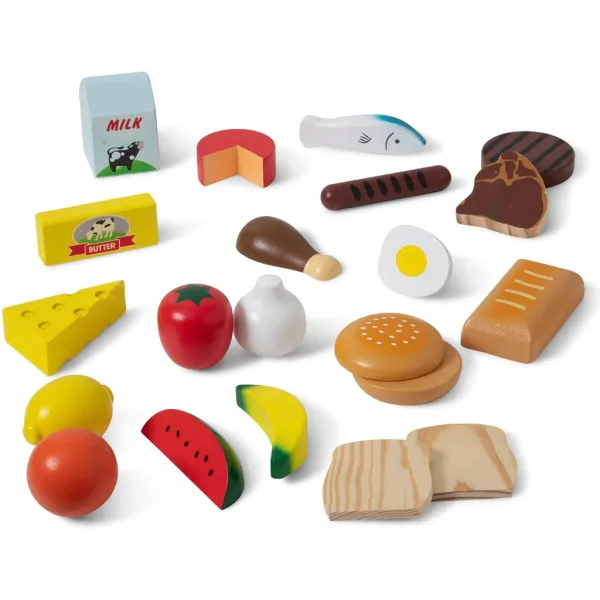 Melissa & Doug: Zestaw drewnianych produktów spożywczych w skrzynkach - Spin Master zdjęcie 2