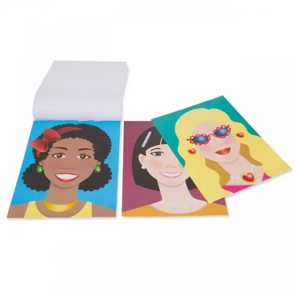 Melissa & Doug: Zestaw kreatywny z naklejkami – Stwórz twarz zdjęcie 2