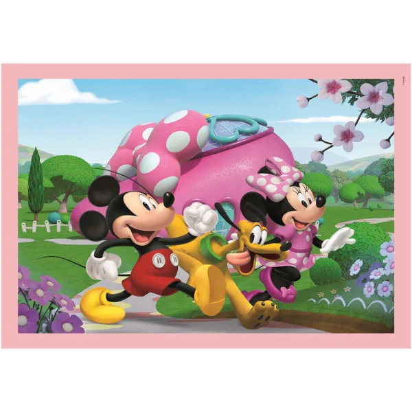 Mickey i przyjaciele 4 w 1 Supercolor puzzle - Clementoni zdjęcie 4