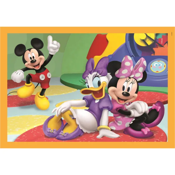 Mickey i przyjaciele 4 w 1 Supercolor puzzle - Clementoni zdjęcie 5