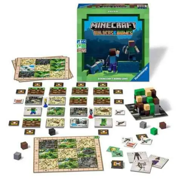 Minecraft: Builders & Biomes gra planszowa - Ravensburger zdjęcie 2