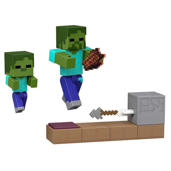 Minecraft: Pułapka na strzały z zombie - figurka akcji - Mattel zdjęcie 3