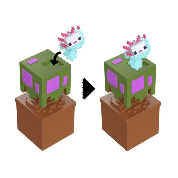 Minecraft Reveal minifigurka w pojemniku - Dąb - Mattel zdjęcie 4