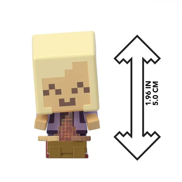Minecraft: Reveal minifigurka złotowłosego żeglarza w żółtym pojemniku w kształcie miecza - Mattel zdjęcie 5
